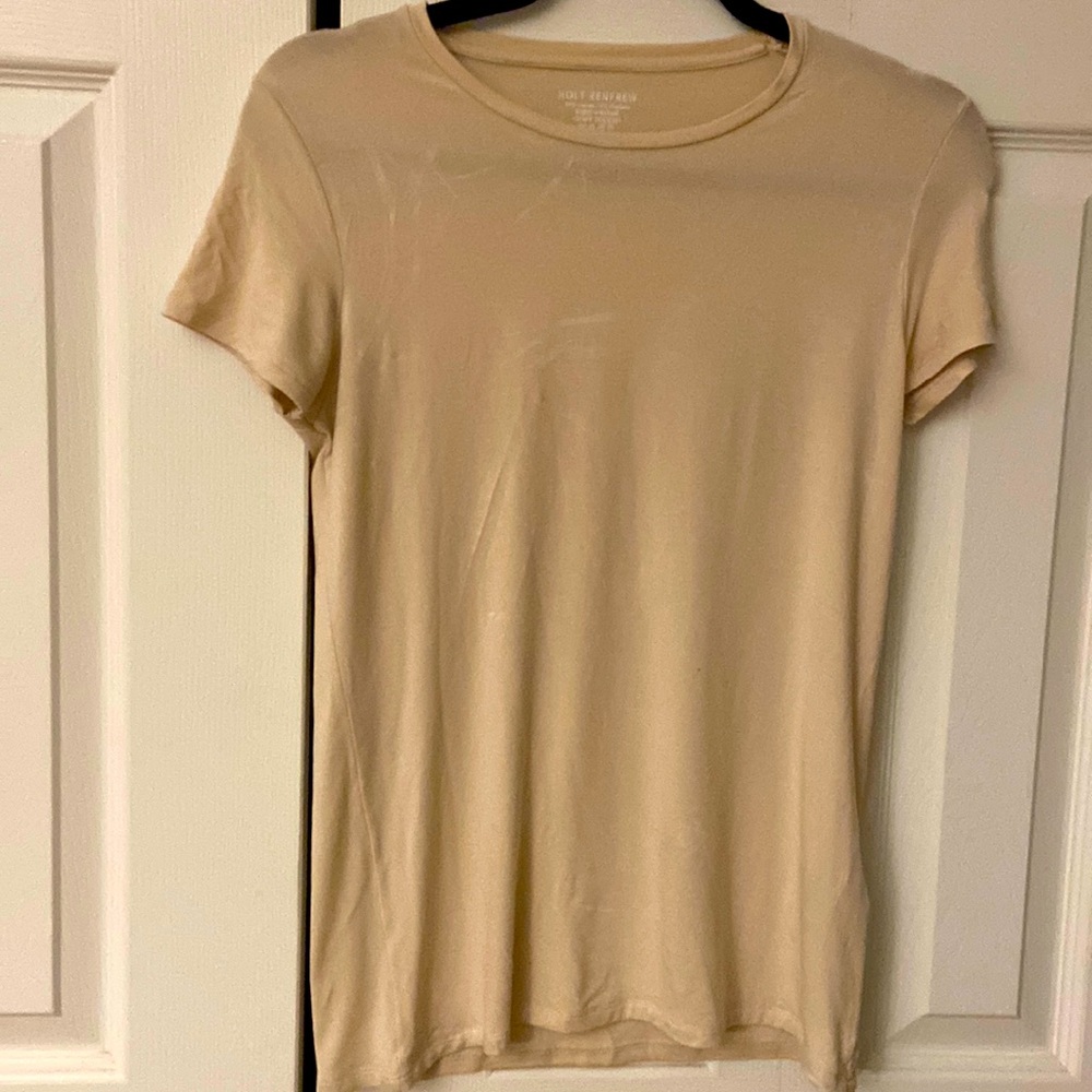 Holt Renfrew superwashed soft touch t-shirt size 4 M